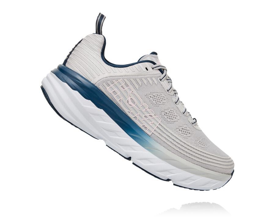 Basket Hoka One One Bondi 6 Femme - Grise - YIU-924560